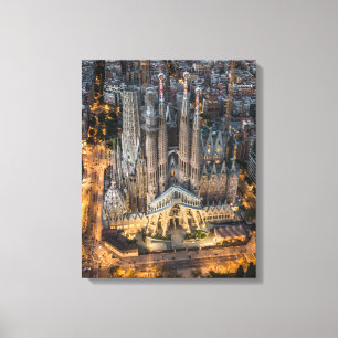 Impressão Em Tela Monumentos   La Sagrada Familia