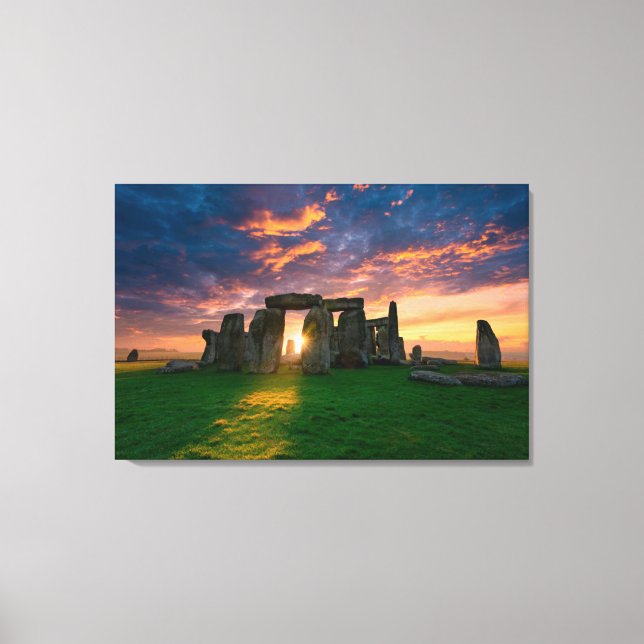 Impressão Em Tela Monuments | Stonhenge, England (Frente)