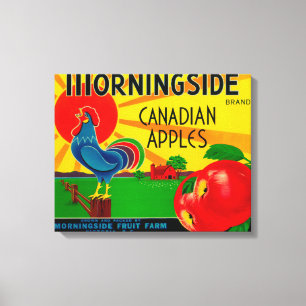 Impressão Em Tela Morningside Apple LabelCanada