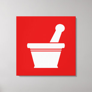 Impressão Em Tela Mortar e Pestle