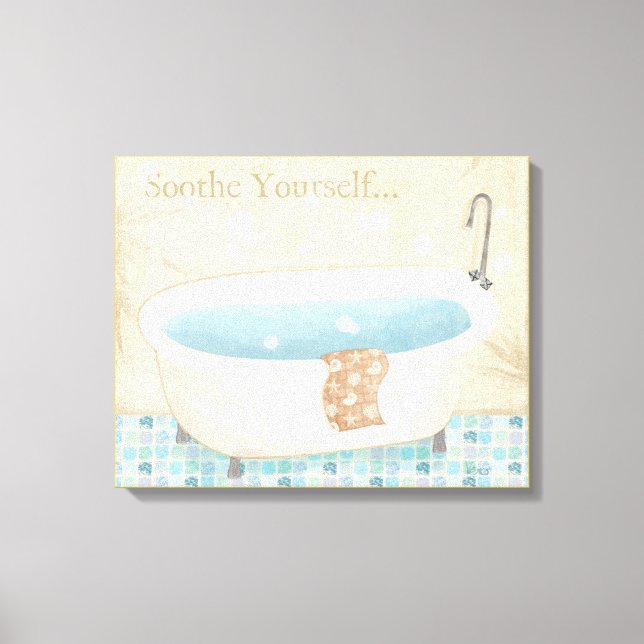 Impressão Em Tela Mosaico Bath (Frente)