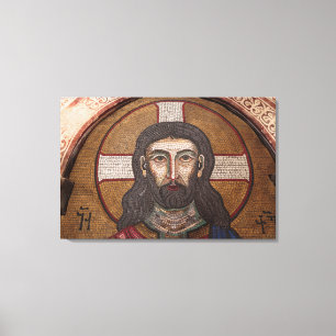 Impressão Em Tela Mosaico de Jesus