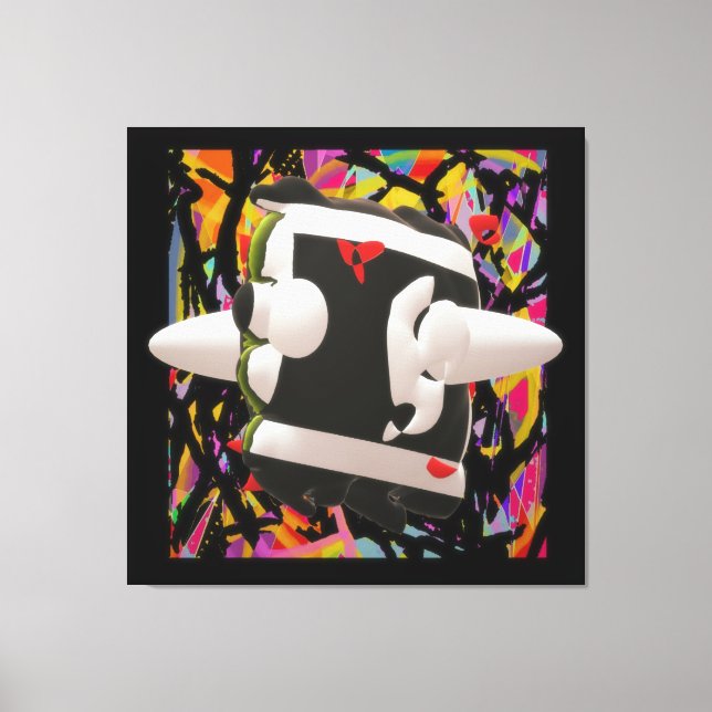 Impressão Em Tela Mosaicos de arte de louça cores profundas poster (Frente)