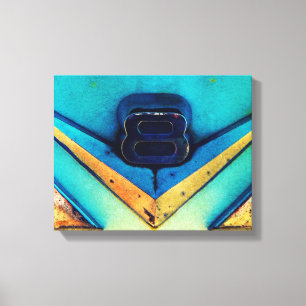 Impressão Em Tela Motor grande ou pequeno de V8 corajoso do bloco