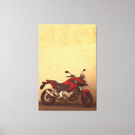 Impressão Em Tela Motorciclke Biker Rider