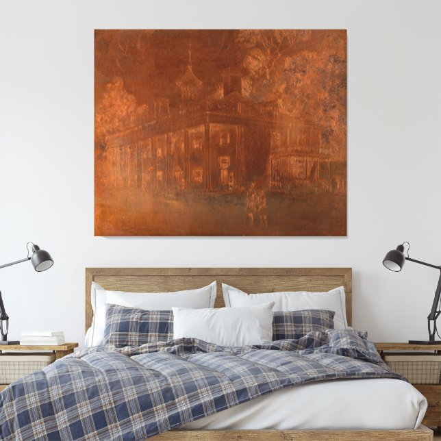 Impressão Em Tela Mount Vernon (Insitu(Quarto))