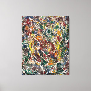 Impressão Em Tela MOVIMENTO DE TRAVAGEM - 1946 - Abstrato -