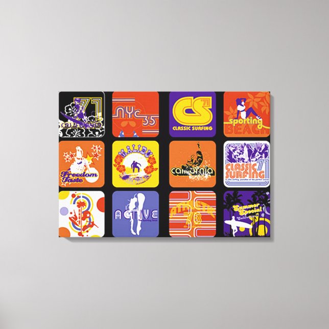 Impressão Em Tela Movimento Esportivo pop (Frente)