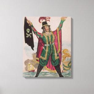 Impressão Em Tela Mr.T.P.Cooke no papel do holandês de vôo