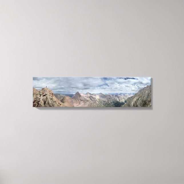 Impressão Em Tela Mt Eolus Catwalk - Chicago Basin - Colorado (Frente)