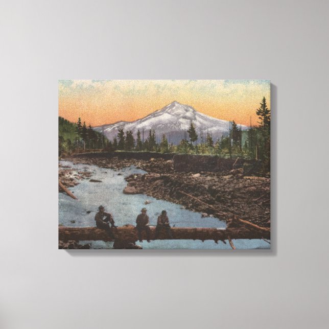 Impressão Em Tela Mt. Hood, Oregon (Frente)