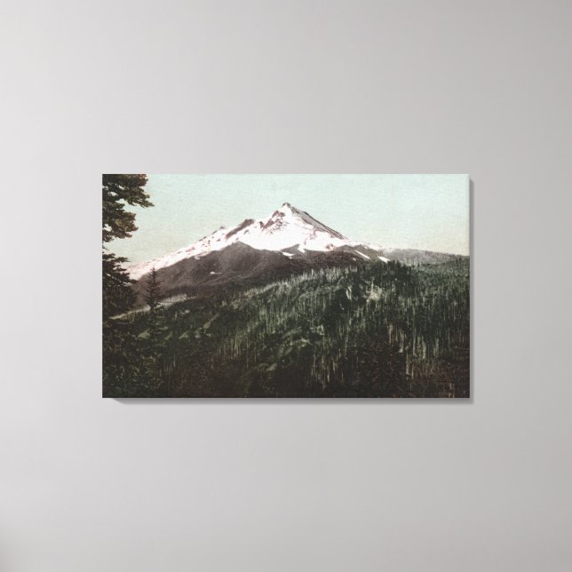 Impressão Em Tela Mt. Jefferson, Oregon Mountain View (Frente)