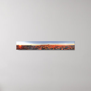 Impressão Em Tela Mt Whitney Sunset Panorama - John Muir Trail