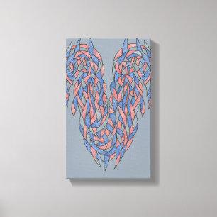 Impressão Em Tela Mudança de Aura – Gradiente Suave Tela Abstrata