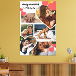 Impressão Em Tela Muitas Memórias Um Amor Colagem Personalizada