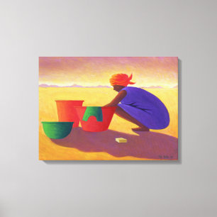 Impressão Em Tela Mulher 1999 da arruela