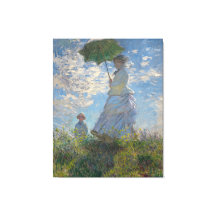 Mulher com Parasol por Claude Monet
