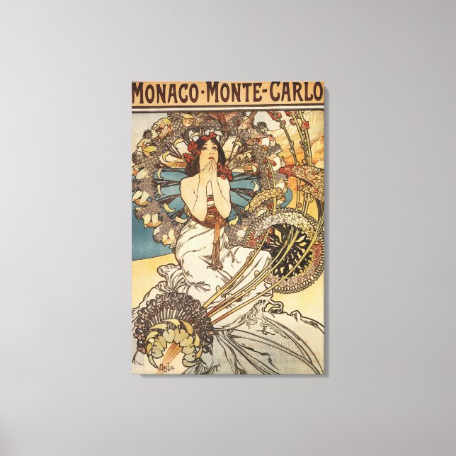 Impressão Em Tela Mulher com Penas - Poster de viagens ferroviário P (Frente)