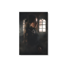 Mulher de Renda Gótica Quarto Névoa Pedra