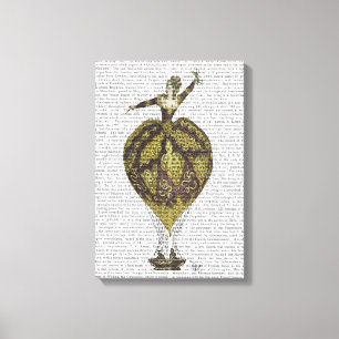 Impressão Em Tela Mulher do Balão de Ar Quente