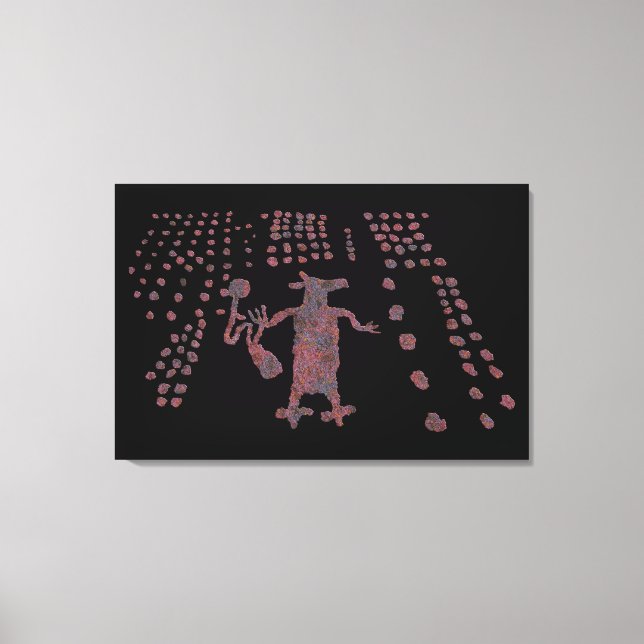 Impressão Em Tela Mulher e chacal da aranha (Frente)