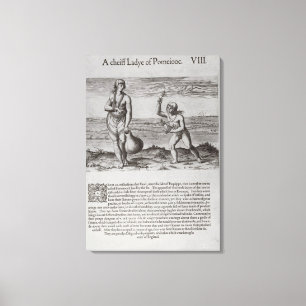 Impressão Em Tela Mulher e rapariga indianas