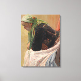 Impressão Em Tela Mulher em Profundo Pensamento (por Oleksa Novakivs