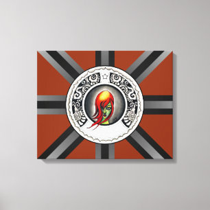 Impressão Em Tela Mulher gótico de Nouveau da arte