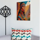 Impressão Em Tela Mulher inca<br><div class="desc">Esta mulher inca adorava roupas tradicionais nativas. Com detalhes intrincados e cores vibrantes,  essa imagem captura lindamente a essência da cultura inca e a graça dessa mulher indígenas. Perfeito para entusiastas da arte e fascinados por civilizações antigas,  esta ilustração é uma extraordinária adição a qualquer coleção ou decoração.</div>