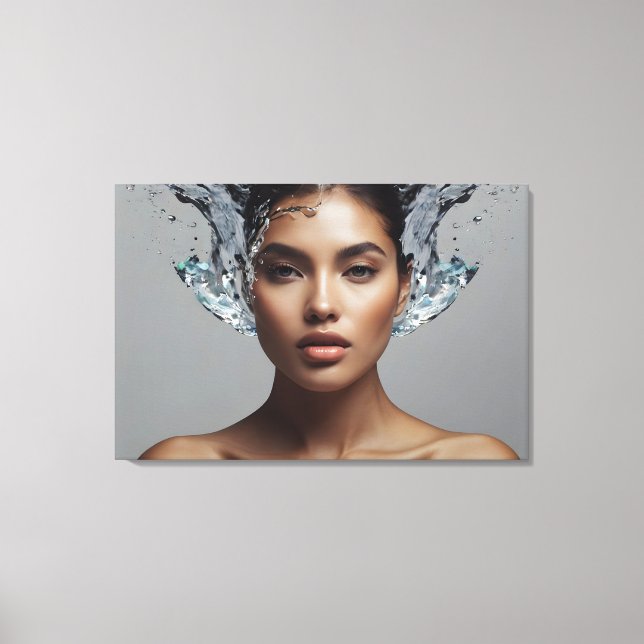 Impressão Em Tela Mulher moda, belas artes (Frente)