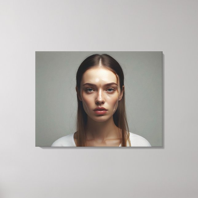 Impressão Em Tela Mulher moda, belas artes (Frente)
