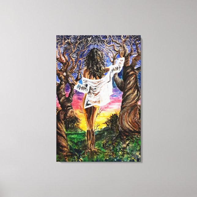 Impressão em Tela Mulher Natureza (Frente)