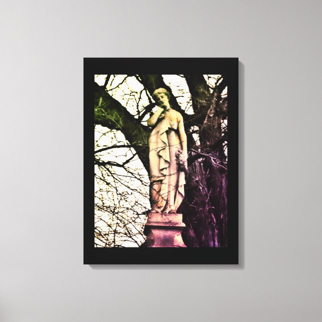 Impressão Em Tela Mulher no inverno (Frente)