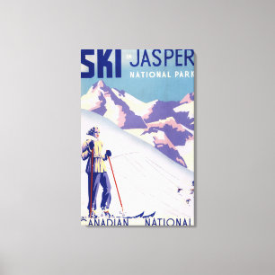 Impressão Em Tela Mulher que levanta o poster aberto das inclinaçõ