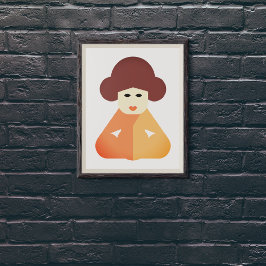 Impressão Em Tela Mulheres Chinesas Tradicionais