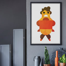 Impressão Em Tela Mulheres grandes e iradas