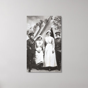 Impressão Em Tela Mulheres na Guerra, 1914-18