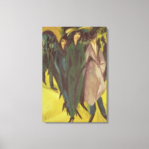 Impressão Em Tela Mulheres na rua, 1915