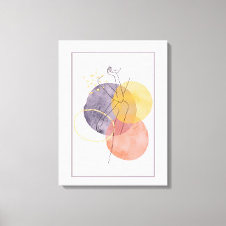 Impressão Em Tela mulheres na silhueta