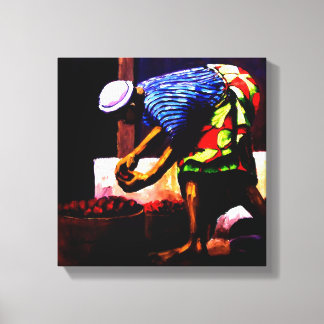 Impressão Em Tela mulheres no poço, MOJISOLA A GBADAMOSI OKUBULE