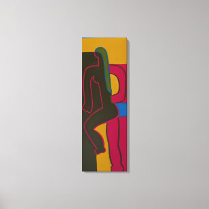 Impressão Em Tela Mulheres no rosa