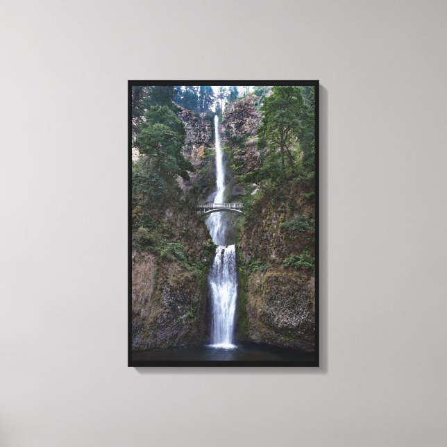 Impressão Em Tela Multnomah Falls, Oregon (Frente)