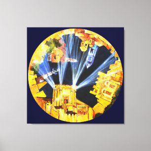 Impressão Em Tela Mundo a vir