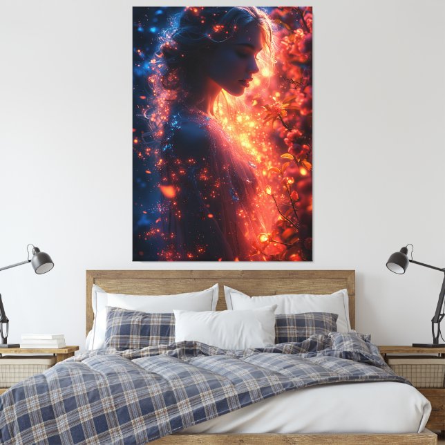Impressão Em Tela Mundo de faz de conta (Insitu(Quarto))