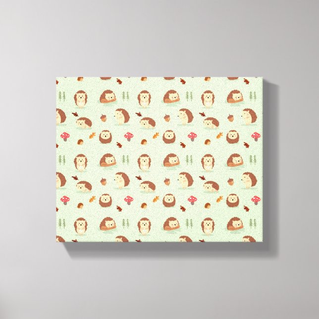 Impressão Em Tela Mundo dos Hedgehog (Frente)