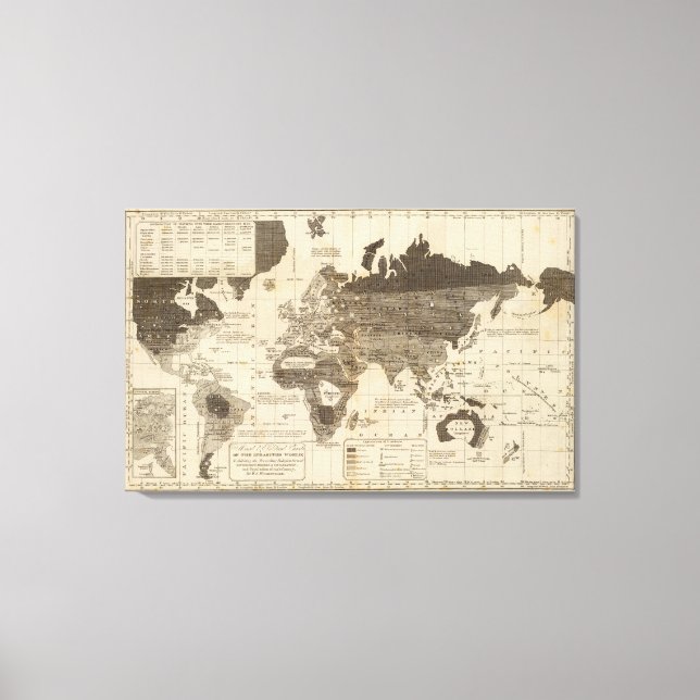 Impressão Em Tela Mundo Moral, político (Frente)