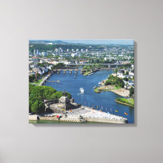 Impressão Em Tela Mural alemão Eck em Koblenz
