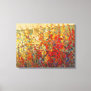 Impressão Em Tela Mural do Jardim Brilhante de Primavera Wildflower