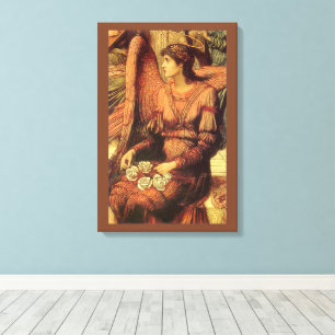 Impressão Em Tela Muralhas da Casa de Deus, Anjo por John Strudwick