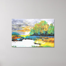 Impressão Em Tela Murmurios De Outono, Arte Paisagística, 